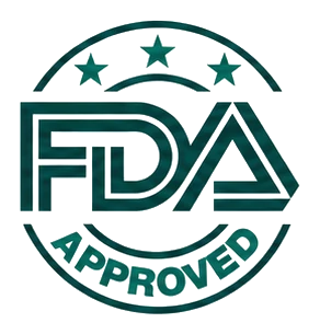 FDA source mark from the provided certification artwork