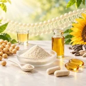 Phosphatidylserine powder and oil from soybean and sunflower source cues with capsule formats by Ureda Naturals